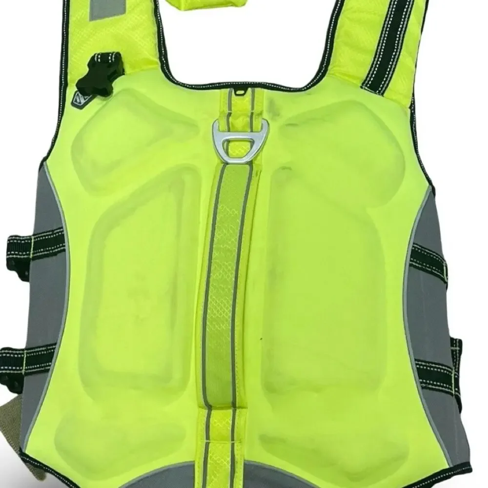 Arcadia Trail High Visibility Dog Life Jacket Flotation Aid Yellow Large